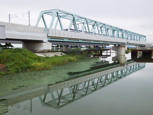 印旛捷水路橋の画像